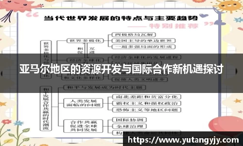 亚马尔地区的资源开发与国际合作新机遇探讨